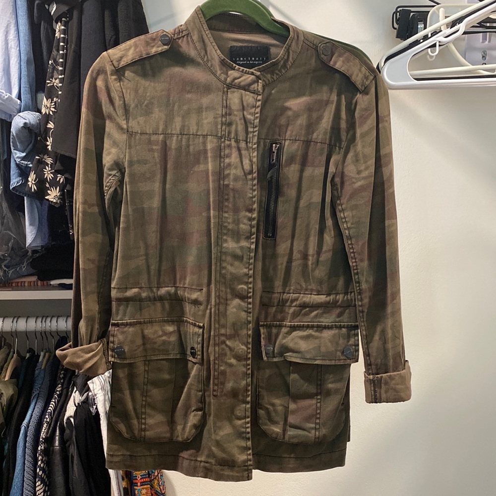 Sanctuary camo jacket